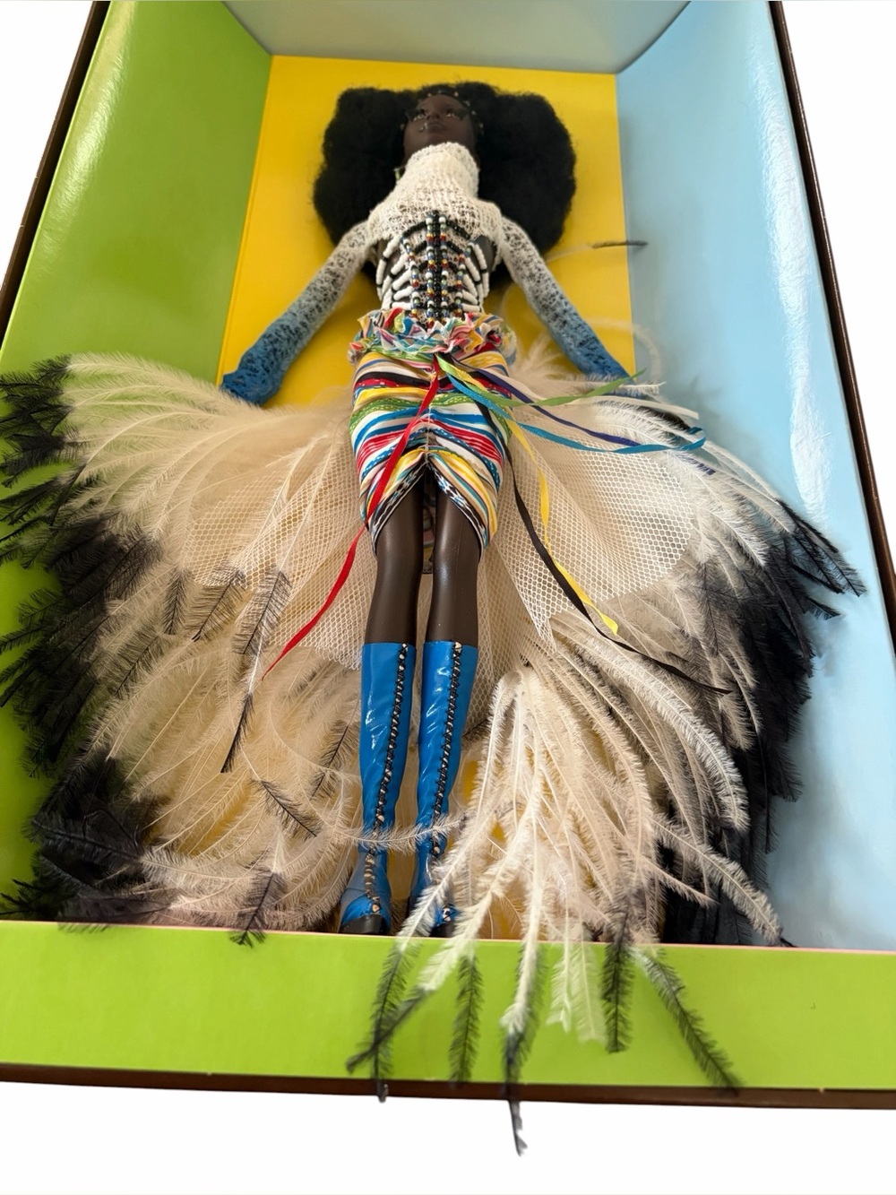 RARE Mbili by Byron Lars Barbie from Treasures of Africa series Mattel 2002 NRFB - Picture 4 of 17